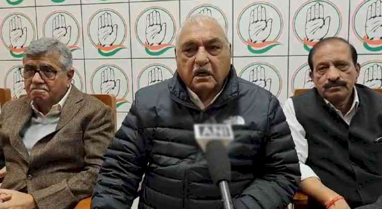 Former CM Hooda asks BJP to leave its insensitive attitude and find a solution by talking to the farmers