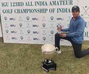 Kolkata’s 16-year-old Anshul Mishra wins the 123rd All-India Amateur golf title