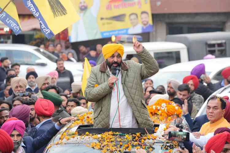 With an Aam Aadmi Party government in the state, electing an AAP mayor will double the city's development pace – Bhagwant Mann