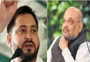 Tejashwi Yadav targets Amit Shah over remarks on Ambedkar 