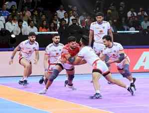 PKL 11: Ruthless UP Yoddhas thrash Gujarat Giants, enter race for top two spot 