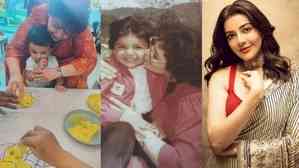 Kajal Aggarwal relives her childhood memories on her mother's birthday