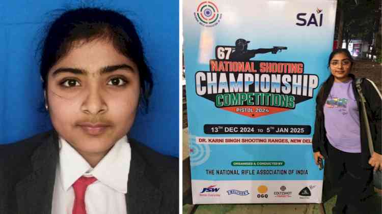 Akansha of Innocent Hearts Excelled in Air Pistol Shooting, Selected for Indian Team Trials