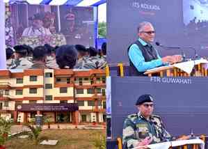 HM Shah inaugurates accommodations for troopers along Bengal, Tripura borders