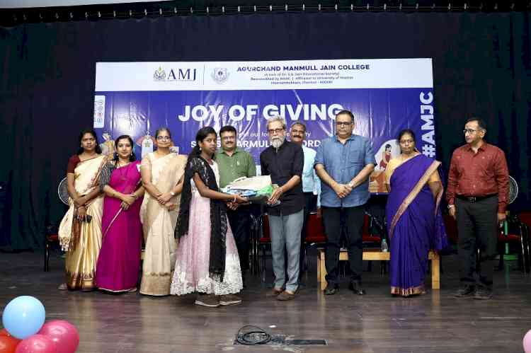 A.M. Jain College hosts ‘Joy of Giving’ Celebration to spread happiness and compassion