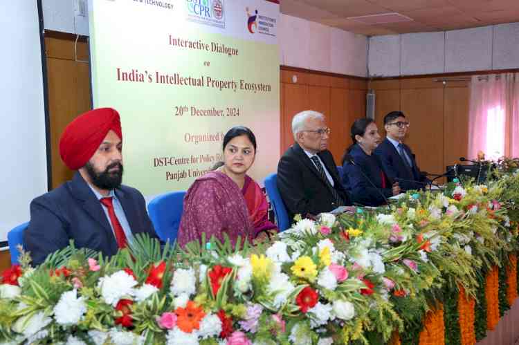 Brainstorming session titled “Interactive Dialogue on India’s Intellectual Property Ecosystem” 