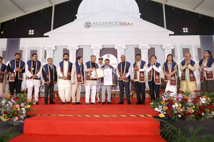 Alliance University, Bengaluru, conducts 13th Convocation, 1145 students receive degrees