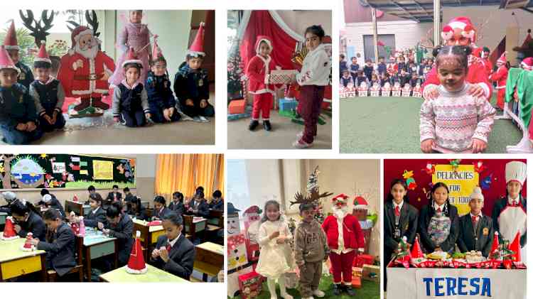 Students of Pre-Primary wing of Innocent Hearts celebrated Christmas with great enthusiasm