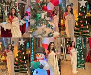 Rupali Ganguly is serving major Christmas vibes in desi avatar