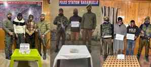 9 drug peddlers arrested in Kashmir Valley, narcotics seized