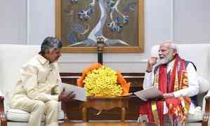 Andhra CM Naidu meets PM Modi