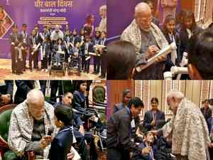 PM Modi lauds 'Rashtriya Bal Puraskar Award'-winning children, interacts with awardees