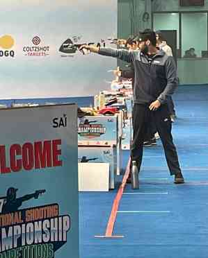 National Shooting C'ships: Vijayveer wins battle of Olympians to win men’s 25m rapid fire pistol