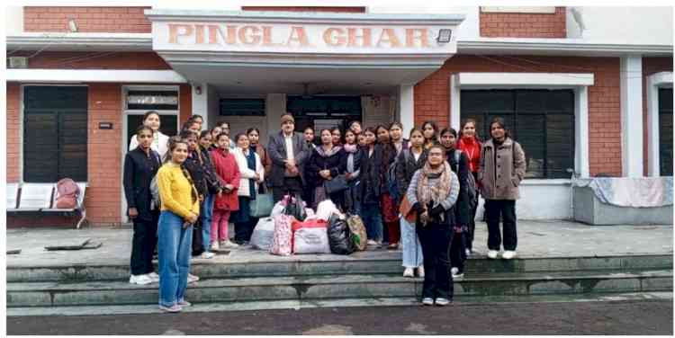 PCM S.D. College for Women organises Donation Campaign at Pingalwara