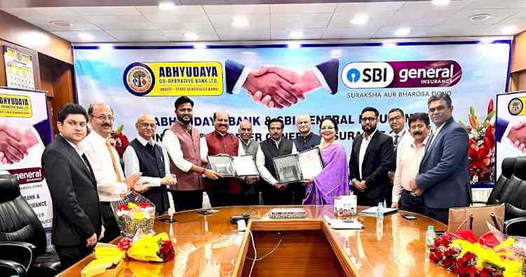 SBI General Insurance partners with Abhyudaya Co-operative Bank Ltd. to offer integrated insurance solutions