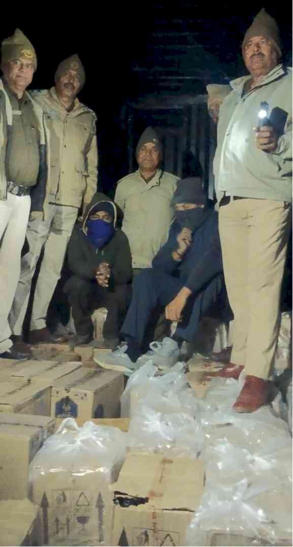 Major drug bust in Nurpur: Police seize over 3,600 bottles of liquor