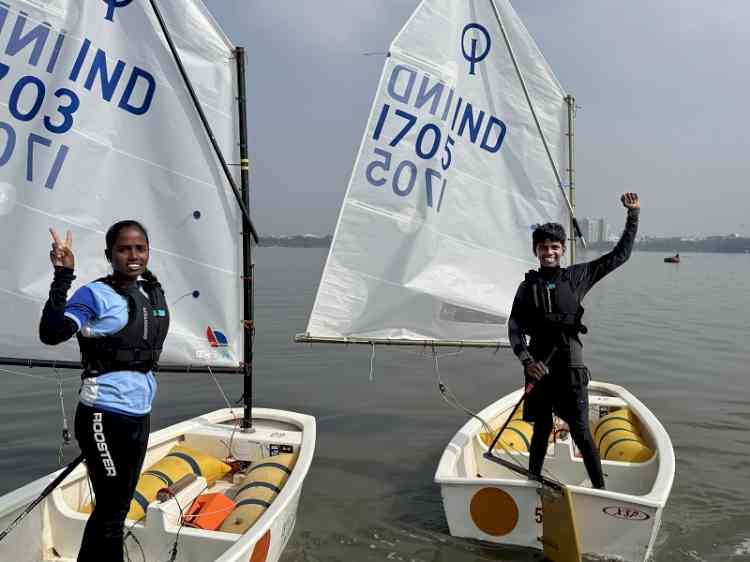 Govardhan and Thanuja triumph at the Telangana State Sailing Championships