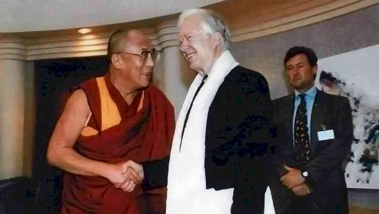 Dalai Lama expresses condolences on the passing of former US President Jimmy Carter