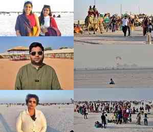 Tourists flock Gujarat's Kutch for 'Rann Utsav' ahead of New Year, following PM Modi's appeal