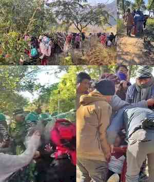 15 hurt in clash with security forces at protest against violence in Manipur