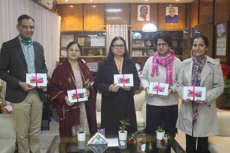 Panjab University releases its Table Calendar 2025 on theme, ‘Upholding Traditions, Empowering Dreams, Fostering Excellence’