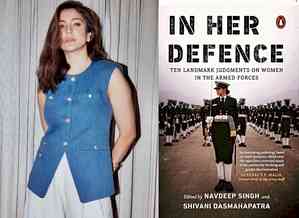 Anushka Sharma bats for book on landmark judgements on women in India’s armed forces