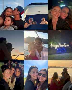 Alia Bhatt shares New Year celebrations pictures featuring Raha, Neetu, Ranbir