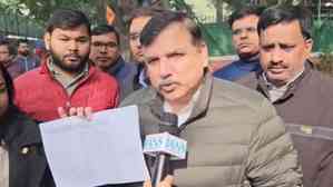 AAP's Sanjay Singh accuses BJP of voter list tampering ahead of Delhi Assembly polls