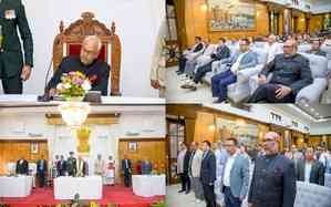 Ajay Kumar Bhalla takes oath as Manipur Governor