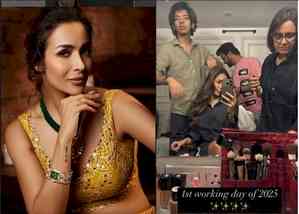 Malaika Arora shares a glimpse of her first working day of 2025