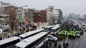 South Korea: Rallies for, against Yoon's impeachment take place for 3rd day near presidential residence