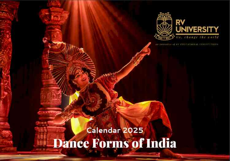 RV University Launches 2025 Calendar: Celebrating India's Diverse Dance Traditions