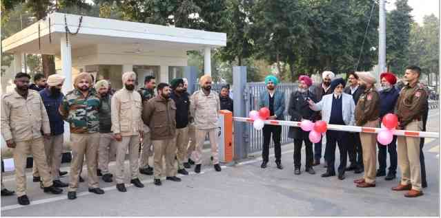 RFID-enabled boom barrier inaugurated at PAU’S Gate No. 1