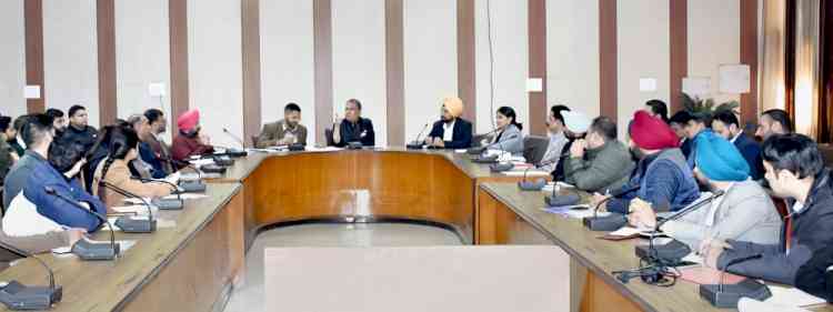 MP Arora & Jorwal take stock of Halwara Airport, NHAI projects, Civil Hospital and ESIC related issues at high-level review meeting