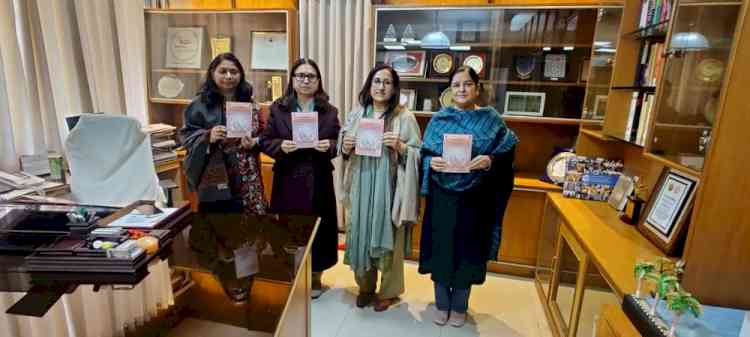 PU VC had meeting with State Commissioner Persons with Disabilities Chandigarh Madhavi Kataria and others 