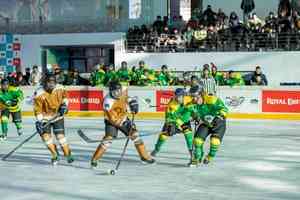 Ice Hockey League: Tswenag Chuskit’s five-star show powers Changla Lamos into semis