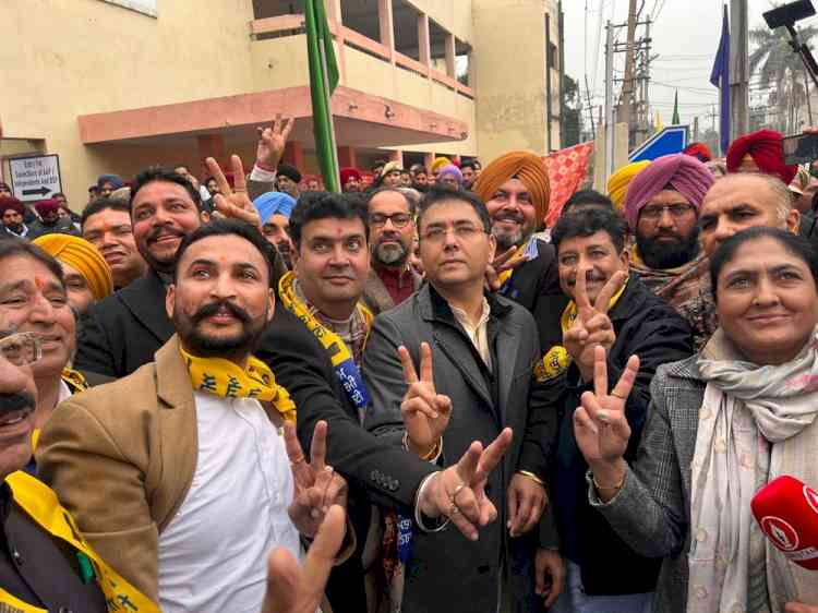 Significant Victory for AAP in Jalandhar: Vineet Dhir Elected as New Mayor