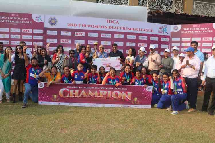 Deaf Delhi Bulls crowned champions of the IDCA’s 2nd T10 Women’s Deaf Premier League