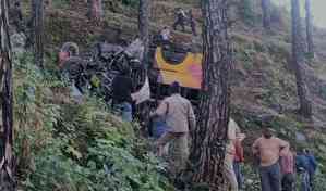 Uttarakhand: Five killed as bus falls into 100 meter gorge in Pauri Garhwal