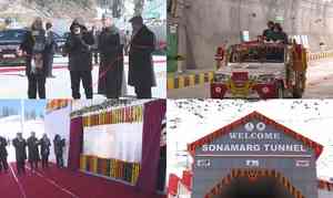 PM Modi inaugurates J&K's Sonamarg tunnel, dedicates it to nation