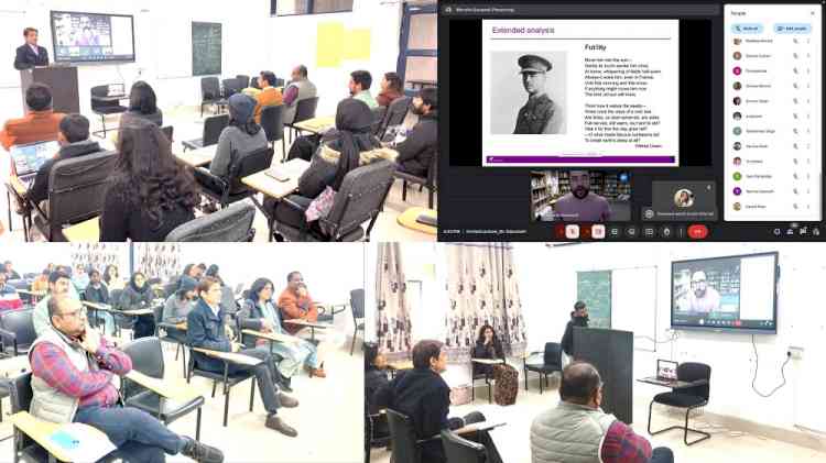 Central University of Punjab hosts an Invited Lecture on Cognitive Grammar and Reading Poetry