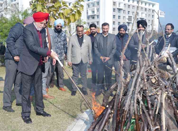 CT University shines at Lohri Bash