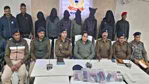 Six criminals linked to notorious Sujit Sinha gang arrested in Jharkhand 