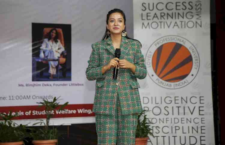 Shark Tank Winner & LPU Alumna Inspires students with her₹36-Crore Revenue Fashion Brand Success