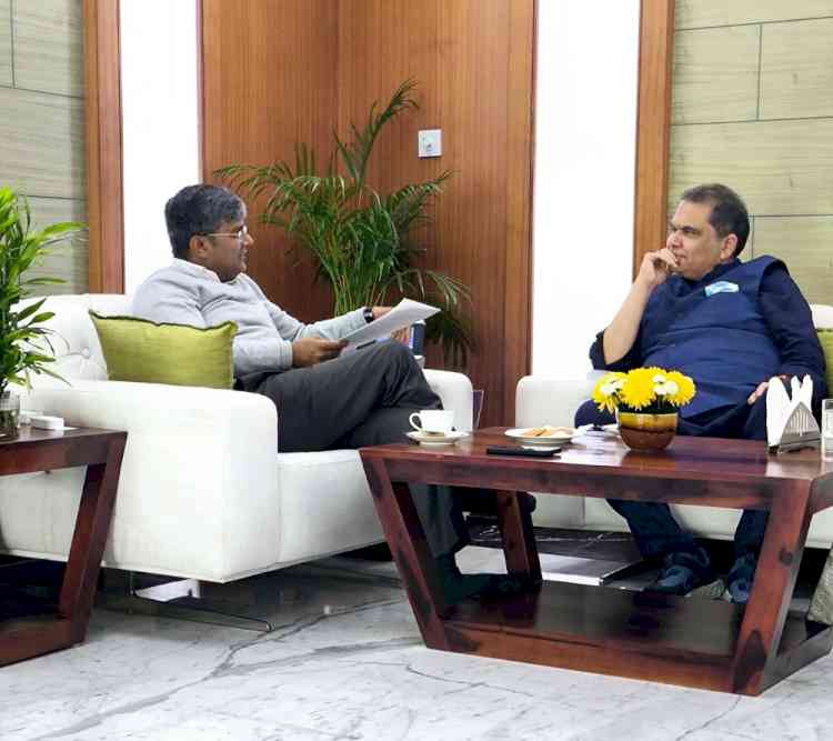 MP Sanjeev Arora Meets Chairman NHAI: Bhadurke Industrial Area, VUPs in Ludhiana, Southern Bypass & other issues on agenda