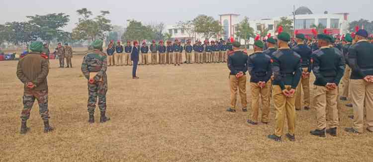 Army Attachment Camp of NCC Cadets kicked off in Jalandhar Cantonment