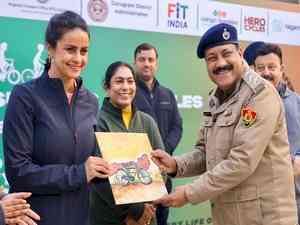 Gul Panag leads ‘Sundays on Cycle’ event