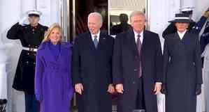 Biden, Trump reach Capitol together for swearing-in ceremony