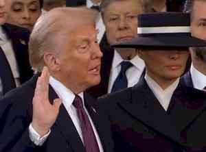 Trump takes oath as 47th US President, returns to White House for second term