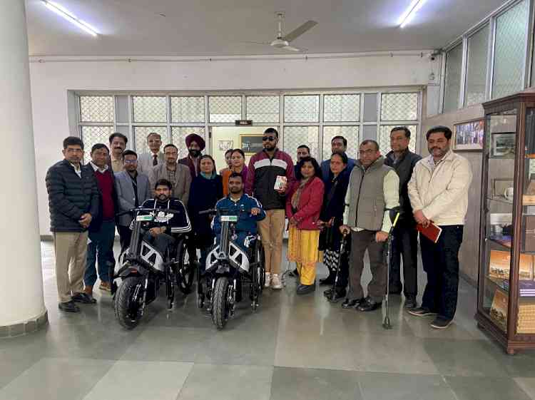 Heart-warming Assistive Aid Distribution Program at Alumni House, Panjab University